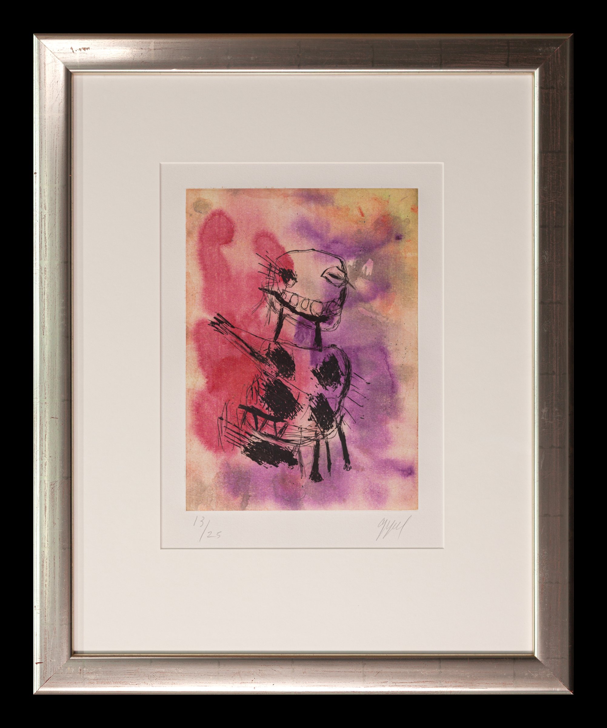 Karel Appel - ets/aquatint: Nostalgie de l'océan - 1998 kopen? Bied vanaf 1000!