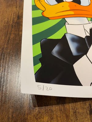 Benjamin Spark - Donal Duck Original Print NEW kopen? Bied vanaf 200!