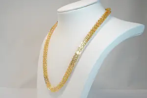 40 - 18 karaats geelgouden fantasie schakel collier kopen? Bied vanaf 920!