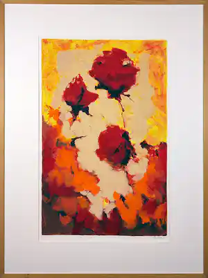Carolina Paulussen - Rozen rood verkocht voor € 50!