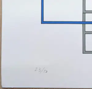 Joost Baljeu - Structures, zeefdruk (groot) kopen? Bied vanaf 125!