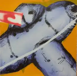 Herman Brood - Ingelijste zeefdruk: Jumbo (nette lijst!) kopen? Bied vanaf 450!