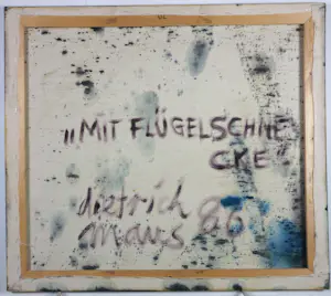 Dietrich Maus - Olieverf op doek, Mit flügelschnecke kopen? Bied vanaf 50!