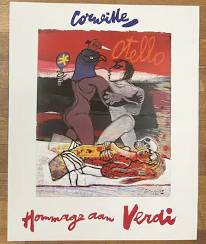 Corneille - Corneille - OTELLO Hommage aan Verdi Poster - Met Atelier Corneille Stempel kopen? Bied vanaf 25!