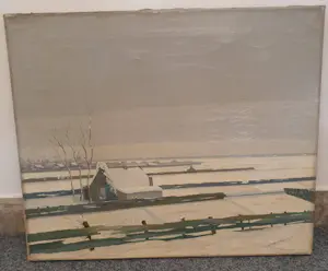 Dirk Smorenberg - Winterlandschap kopen? Bied vanaf 200!