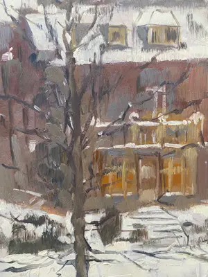 Niet of onleesbaar gesigneerd - villa in winter kopen? Bied vanaf 1!