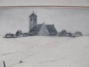 Willem Witjens - dorpje in de winter kopen? Bied vanaf 30!