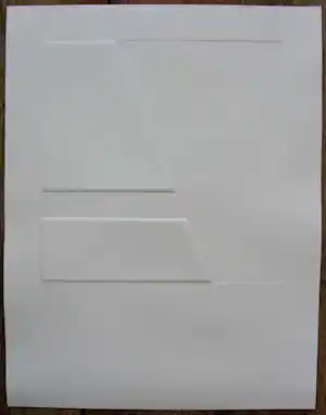 Harry van Kuyk - Reliëfdruk: Geometrische compositie kopen? Bied vanaf 195!