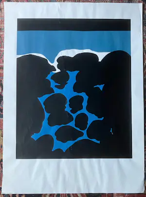 Michael Smither - Wave Invading Rock Pool (Barry Lett Multiple) kopen? Bied vanaf 100!