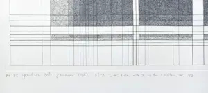 Paul van Gils - Geometrisch abstracte compositie, ets kopen? Bied vanaf 60!