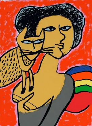 Corneille - Kleuren litho: 1991 kopen? Bied vanaf 225!