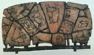 Joseph Demarais - Unbekannt (Abstraktes Werk), 3D Intaglio kopen? Bied vanaf 65!