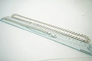 54 - Zware SET massief 1e ght. zilveren gourmette schakel collier en armband kopen? Bied vanaf 160!