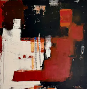 Marinel Vieleers - Abstract met torens kopen? Bied vanaf 800!