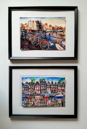 Elva Polyakova - Mooie weer in Amsterdam x 4 stuk's kopen? Bied vanaf 1!