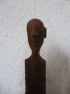 Schang Hutter - Eisenskulptur mit Rostpatina (o.T.), 1982 kopen? Bied vanaf 950!