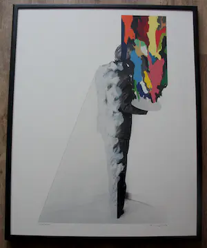 Ger van Elk - Zeefdruk: "Self painted palet" - 1993 kopen? Bied vanaf 399!