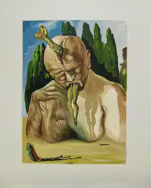 Salvador Dali - De logische duivel (Canto 27) - Houtgravue 1960 kopen? Bied vanaf 178!
