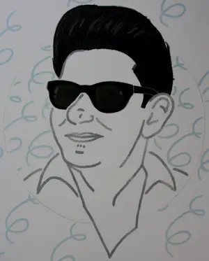 Dirk Wiarda - Litho: Roy Orbison - 1995 kopen? Bied vanaf 49!