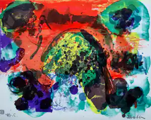 Mogens Balle - litho - 1967 verkocht voor € 169!