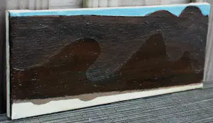 Dave Meijer - Acryl op paneel: 'golven' - 2006 kopen? Bied vanaf 450!