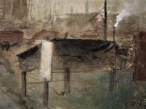 Niet of onleesbaar gesigneerd - circa 1900 - Impressionist. Aquarel - Parijs Saint-Germain-des-Prés - gesig. kopen? Bied vanaf 10!