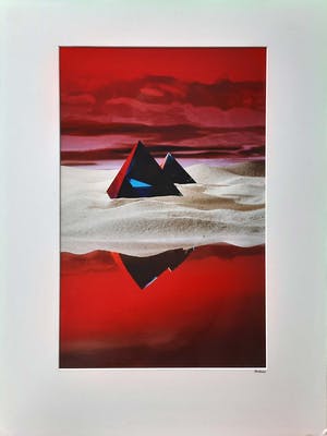 Niet of onleesbaar gesigneerd - Abstracte fotografie - jaren 90 - echte foto-afdruk - Bemelman kopen? Bied vanaf 1!
