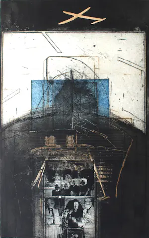 Karl Fred Dahmen - „Zutritt verboten" - Auflage von 75 - signiert - (100 x 65 cm) kopen? Bied vanaf 180!