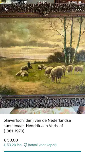 Hendrik Jan Verhaaf - Olieverf schilderij kopen? Bied vanaf 50!