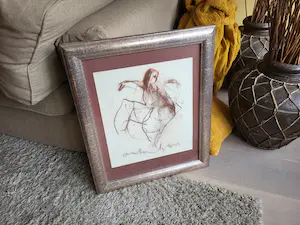 Anton Heyboer - wasco/krijt tekening - gesigneerd middenonder kopen? Bied vanaf 159!