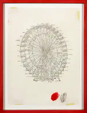 Marijn van Kreij - Potlood op papier, Zonder titel verkocht voor € 370!