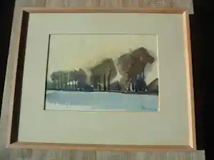 Fred Fritschij - Aquarel, titel, Amstel IV verkocht voor € 40!