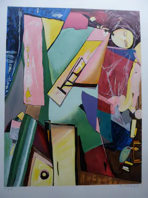 Sandra Jayat - Litho, Vouloir Voir kopen? Bied vanaf 30!