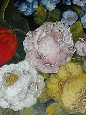 R. Rosini - Stilleven -Vaas met Bloemen kopen? Bied vanaf 75!