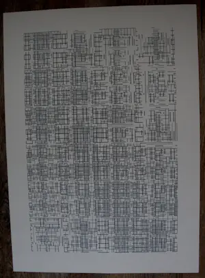 Jaap van den Ende - Zeefdruk: Abstracte compositie - 1973 kopen? Bied vanaf 99!
