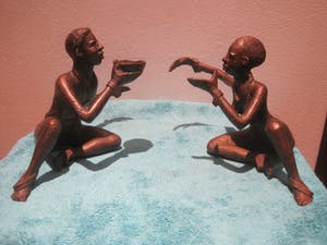 Brons (Onbekend) - Het koppel. kopen? Bied vanaf 75!
