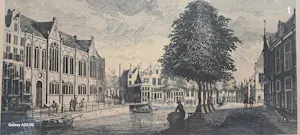 Pieter Fouquet - Gezicht van de Luthersche Oude Kerk, tot Amsterdam kopen? Bied vanaf 45!