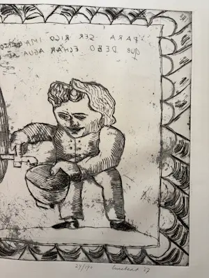 Lucebert - **Prijs Verlaagd** Spaanse Snaak (1967) – Originele ets, handgesigneerd (24/190) kopen? Bied vanaf 189!