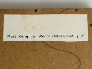 Mart Kempers - Marine etablissement kopen? Bied vanaf 59!
