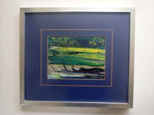 Margje Toonder-Herbolt - abstract landschap verkocht voor € 40!
