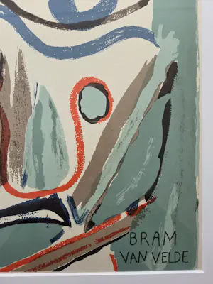 Bram van Velde - Litho. 1952. Derriere Le Miroir. kopen? Bied vanaf 139!