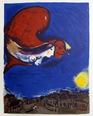 Marc Chagall - 2 Farb-Lithographien "Derriere Le Miroir" von 1950 kopen? Bied vanaf 180!