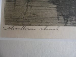 Johannes Josseaud - Ets, Munttoren te Amsterdam kopen? Bied vanaf 35!