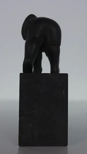 Jan Pieter Leeuwenburgh - Set van drie bronzen beeldjes, Hardloper, Worstelaars en Zwanger kopen? Bied vanaf 100!