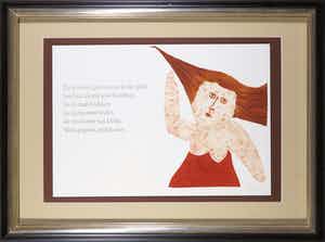 Reinhoud D'Haese - Aquatint uit de portfolio Impromptu - Ingelijst verkocht voor € 160!