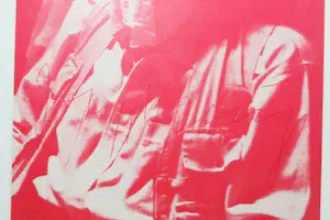 Joseph Beuys - JOSEPH BEUYS: Karte "Flug nach Amerika", 1974, signiert,Version rosa kopen? Bied vanaf 100!