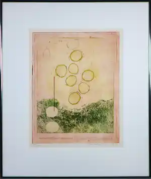 Jan Montyn - Ets, Zonder titel - Ingelijst kopen? Bied vanaf 50!