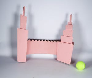 Niet of onleesbaar gesigneerd - Houten wandobject, Zonder titel kopen? Bied vanaf 1!