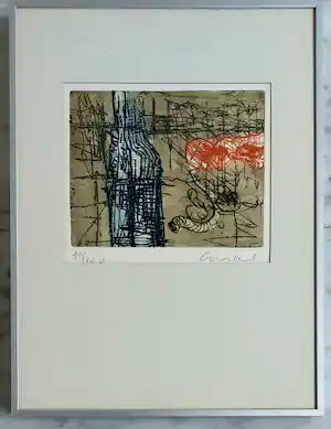 Constant - Abstracte voorstelling verkocht voor € 350!
