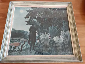 Henri Rousseau - Bijzonder werk La Charmeuse de Serpenst ingelijst kopen? Bied vanaf 10!